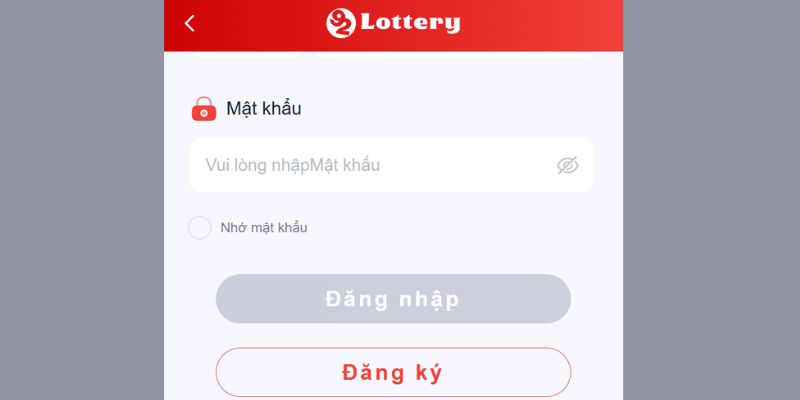 Đăng nhập bằng 92lottery điện thoại
