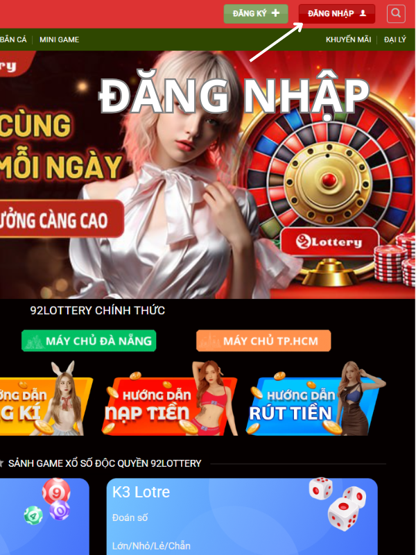 Trải nghiệm 92lottery trên mọi thiết bị