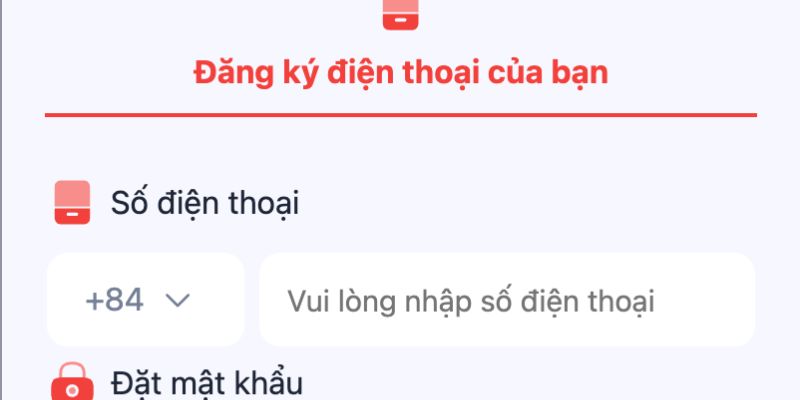 Đăng ký tài khoản vô cùng dễ